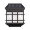 Flash Furniture Wall Mount Solar Deck & Fence Lights, Black, PK 6 DN-SL108-6-BK-GG - alternate 5